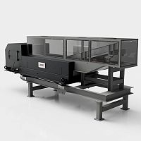 Eddy current separator for bulk materialsfor non-ferrous metalsfor the recycling industry