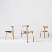 Contemporary dining chair NORAindoorfabricleather