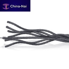 Tungsten wire rope for medical device manufacturing