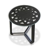 Contemporary pedestal table TL71 GALILEO woodenroundhome