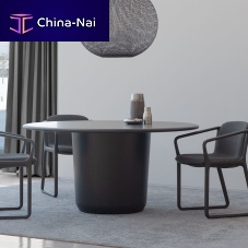 Contemporary dining table ONEoaksolid woodbeech base