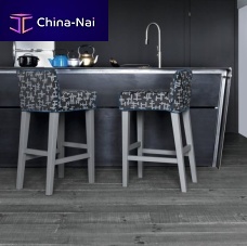 Contemporary bar chair Upindoorfabricbeech base
