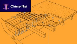 Combi structural floor woodenconcrete