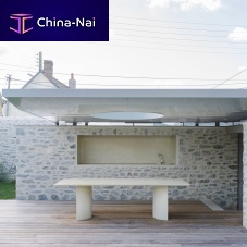 Contemporary table LAVALfiber-reinforced concreteconcrete baserectangular