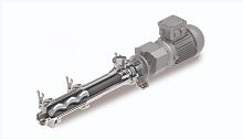 Progressive cavity pump HYLINEfor food productswith electric motorself-priming