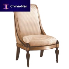 Empire style fireside chair CF148fabricwooden