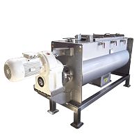 Ribbon mixer continuoussolid/liquidhorizontal