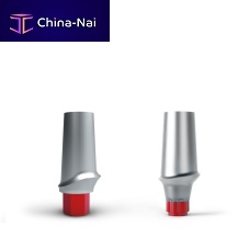 Titanium implant abutment BoneTrust® internalanatomicalstraight