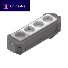 Power socket UG45WI-3-1quadruplefloorflush