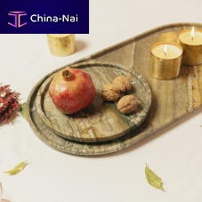 Flat plate POCAHONTASroundmarble