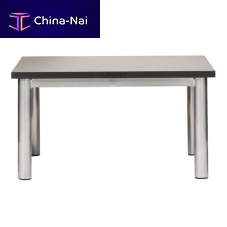 Contemporary table RE-T32steellaminatemetal base