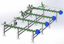 Workpiece loading system CPmechanicalcontinuous flowsemi-automatic