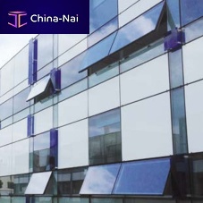 Panel curtain wall VECOSTAaluminum and glassdecorativeacoustic