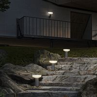 Floor lamp PAQUITA 40rotomolded polyethylenecontemporaryfor outdoor use