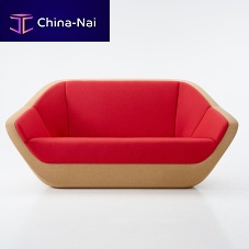 Contemporary sofa CORQUESfabricredcork