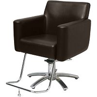 Contemporary beauty salon chair COFFsynthetic leathermetalwith hydraulic pump