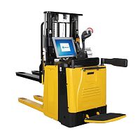 Forklift truck weighing system