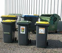 Polyethylene waste bin HDPEin-groundfor household waste