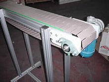 Belt conveyor table top chainhorizontaltransport