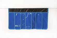 X-ray radiation shielding curtain examination table-mounted