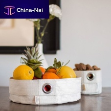Recycled sailcloth fruit basket 3Difabric