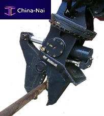 Cutting demolition grapple for armaturesfor concretehydraulic