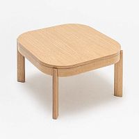 Contemporary coffee table RAMP woodenwooden baserectangular