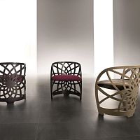 Contemporary chair SE54 GALILEOindoorfabricwooden base